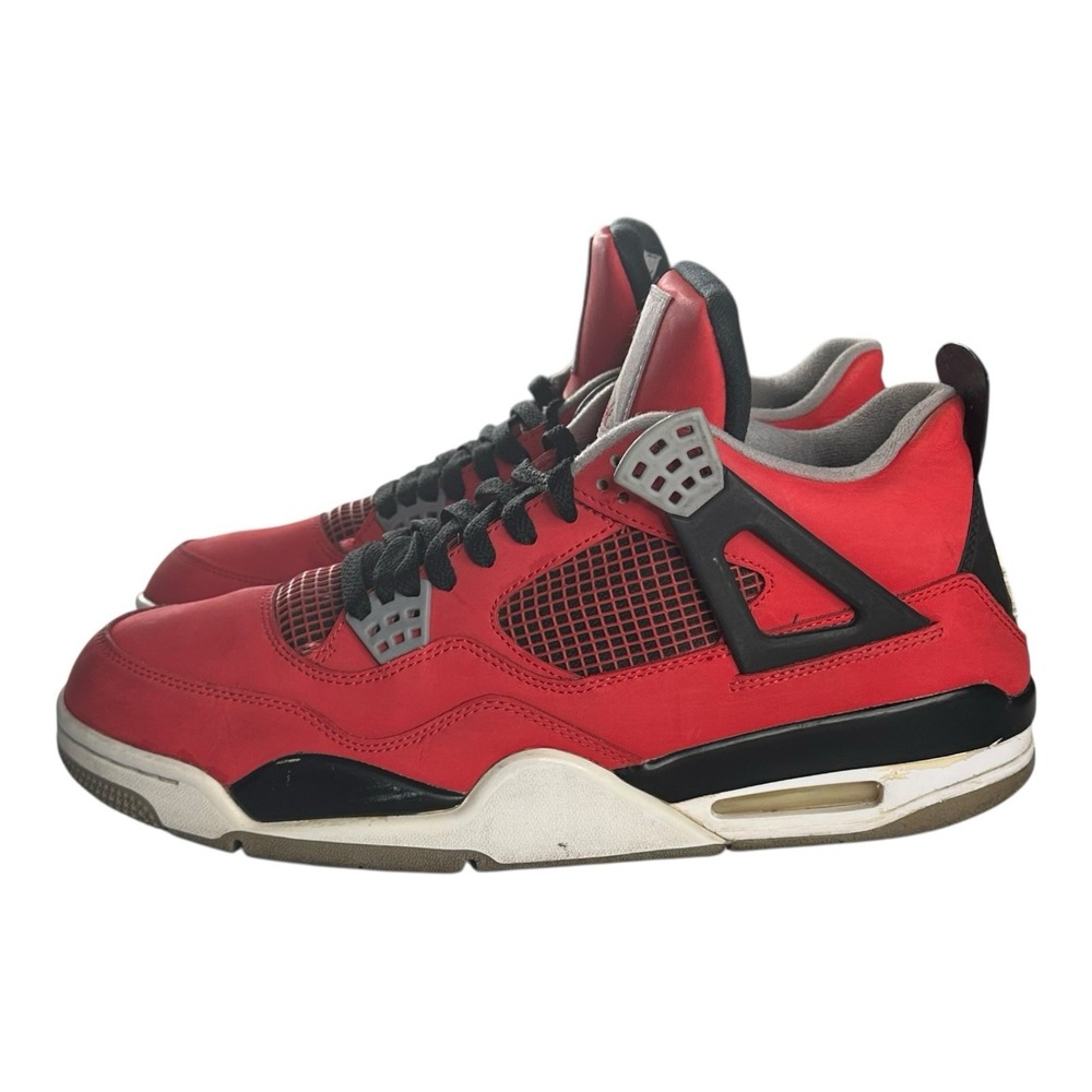 Size 12- Jordan 4 Retro Toro Bravo 2013‎ Men's Limited Rare EUC Chicago Bred Red - Picture 2 of 12